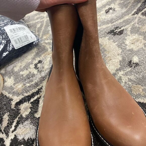 J. Crew Gwen lug-sole high-shaft Chelsea boots in leatherItem BA187* - Picture 5 of 7